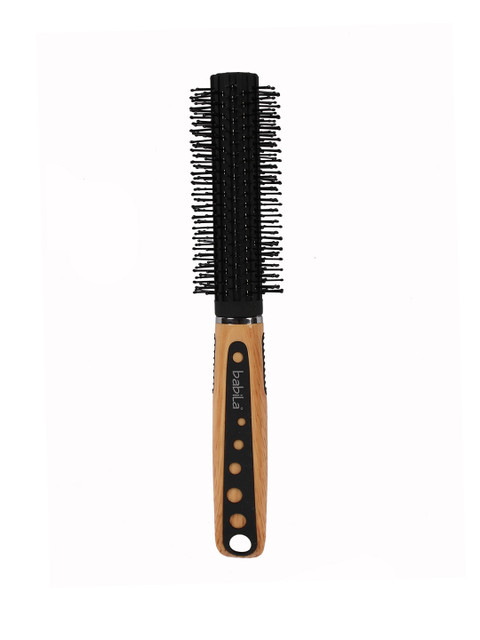 

babila Unisex Beige & Black Round Hair Brush HB-V290