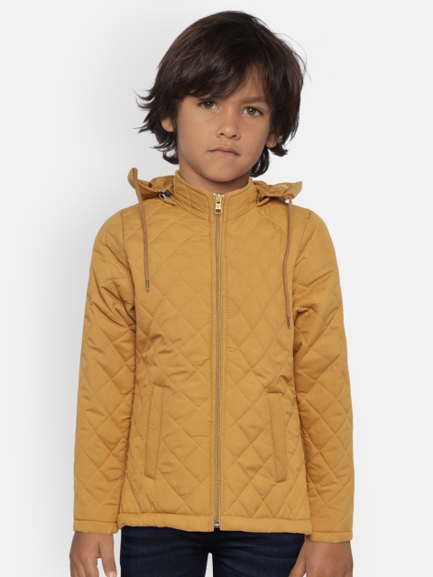 

The Sandbox Clothing Co. Unisex Mustard Solid Windcheater Jacket
