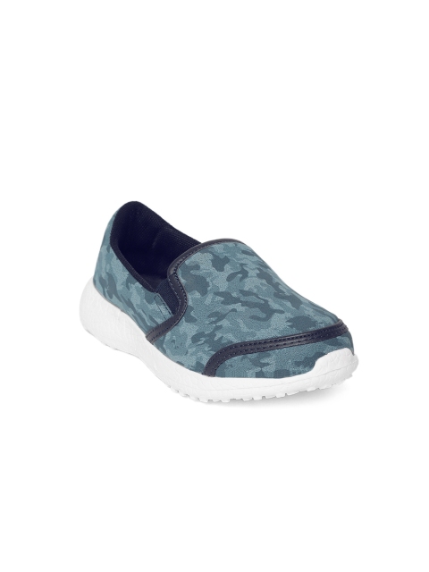 

KazarMax Kids Blue Camouflage Print Slip-On Sneakers