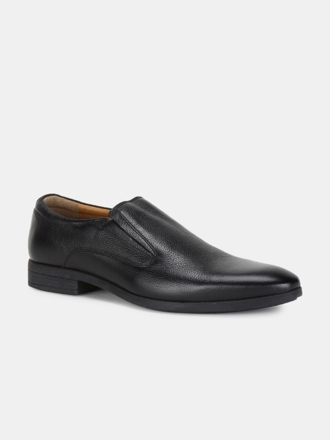 

Arrow Men Black Leather Semiformal Slip-Ons