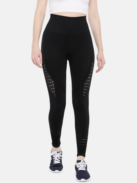 

Swee Athletica Women Black Solid Tights