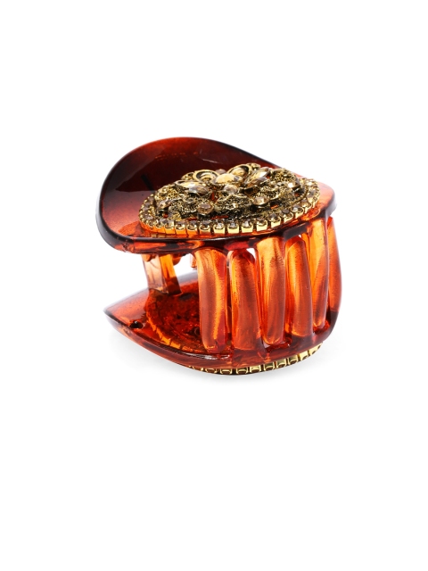 

Ayesha Brown Embellished Claw Clip