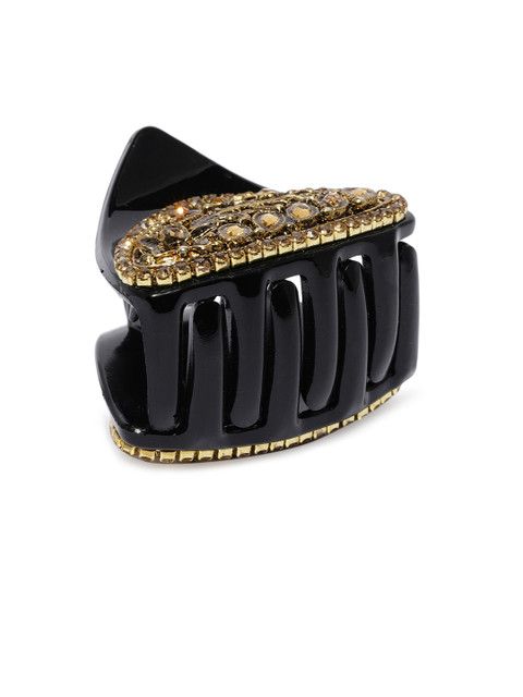 

Ayesha Black Embellished Claw Clip