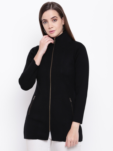 

Cayman Women Solid Tailored Jacket Jacket, Black