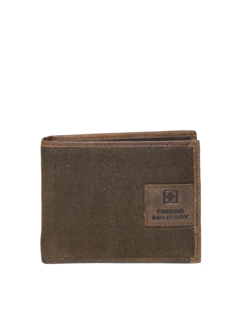 

SWISS MILITARY Men Brown Genuine Leather Wallet