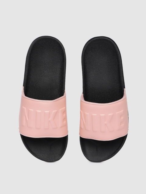 

Nike Women Peach-Coloured Solid OFFCOURT Sliders