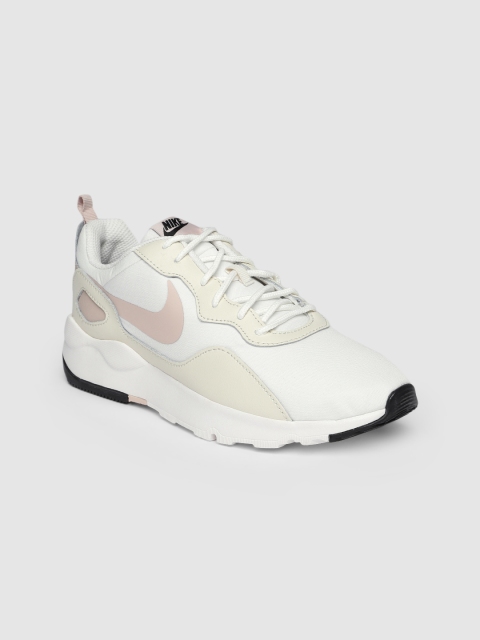 

Nike Women White Solid Sneakers