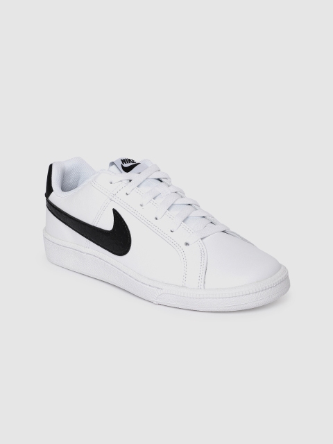 

Nike Women White Court Royale Leather Sneakers