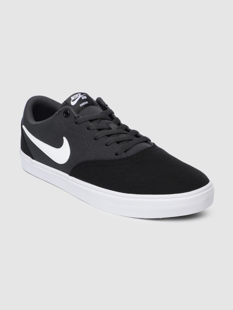 

Nike Unisex Black SB CHECK SOLAR Skateboarding Shoes