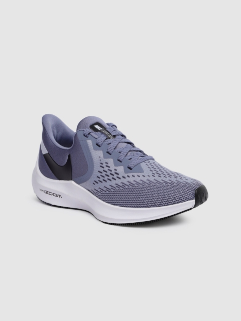 

Nike Women Blue Air Zoom Winflo 6 Running Shoes