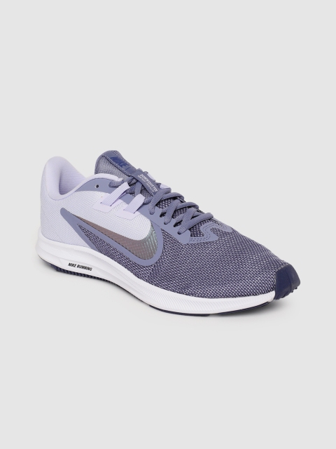 

Nike Women Lavender & Navy Blue Textured DOWNSHIFTER 9 Running Shoes