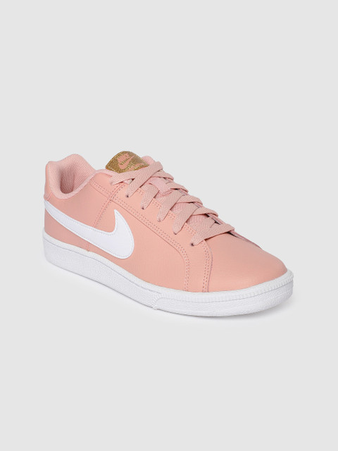 

Nike Women Pink Court Royale Leather Sneakers