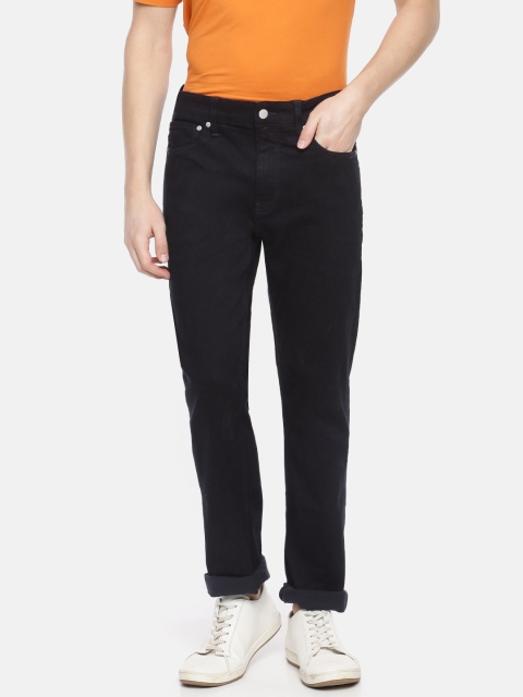 

Calvin Klein Jeans Men Black Slim Fit Mid-Rise Clean Look Stretchable Jeans