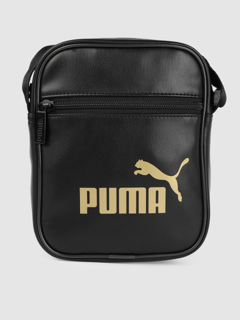 

Puma Women Black Printed Core Up Portable Messenger Bag