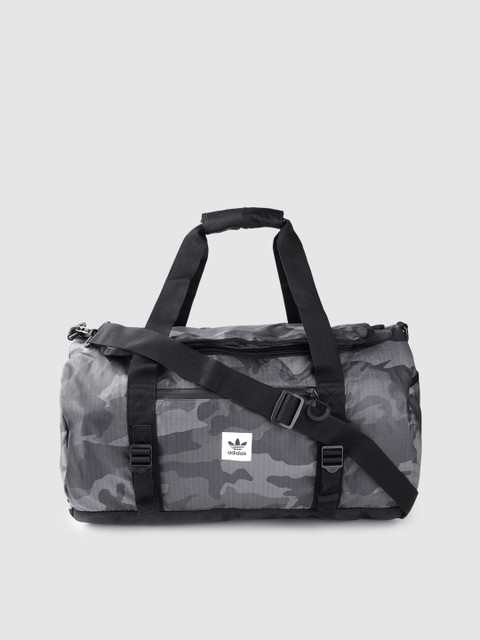 

ADIDAS Originals Unisex Black & Grey Camouflage Print Gear Duffel Bag