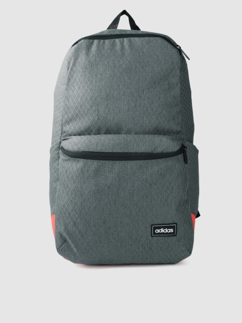 

ADIDAS Unisex Charcoal Grey B2S F2M Geometric Backpack
