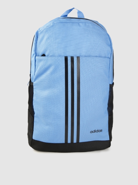 

ADIDAS Kids Blue Striped Classic 3S Laptop Backpack