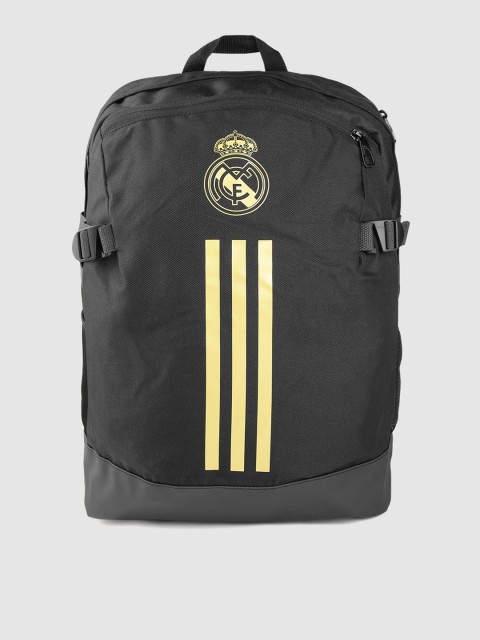 

ADIDAS Unisex Black Brand Logo Real Madrid Football Backpack