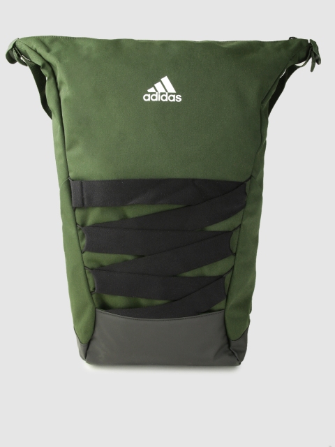 

ADIDAS Unisex Olive Green Solid Morral 4CMTE ID Laptop Backpack