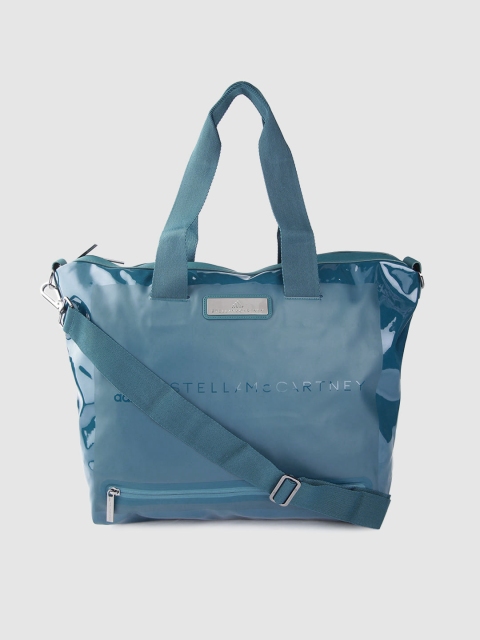 

ADIDAS by Stella McCartney Women Teal Blue Solid Studio Training Laptop Duffel Bag