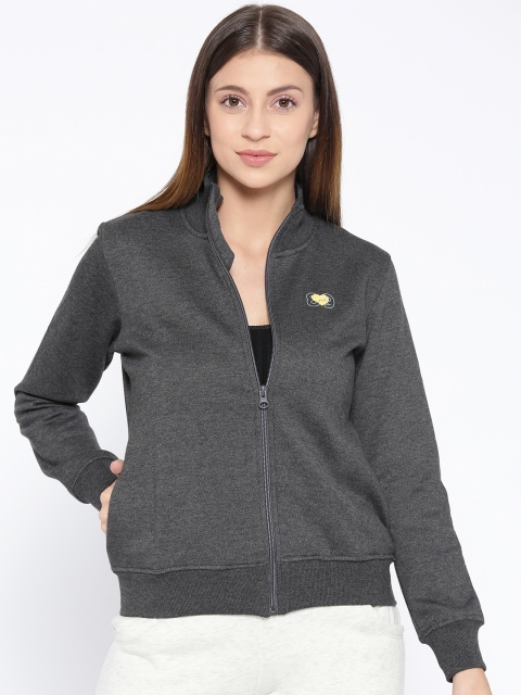 

Sweet Dreams Women Charcoal Grey Solid Sweatshirt