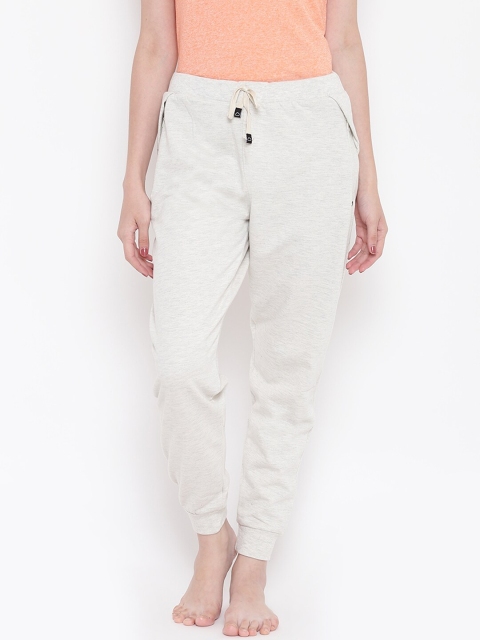 

Sweet Dreams Women Off White Solid Lounge Joggers