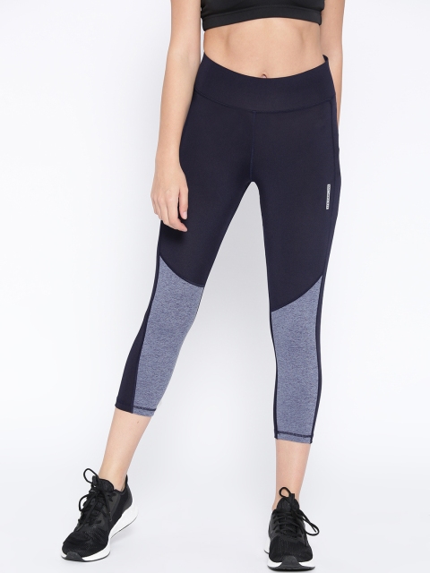 

Sweet Dreams Navy Blue Dual Tone Capris