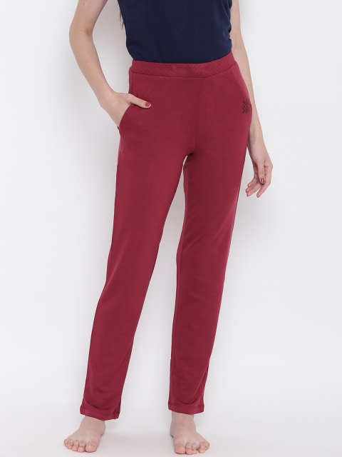 

Sweet Dreams Women Maroon Solid Lounge Pants
