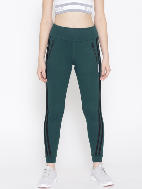 

Sweet Dreams Women Green Solid Joggers