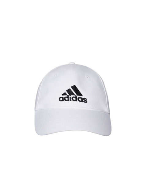 

ADIDAS Unisex White 6 LTWGT Embroidered Baseball Cap