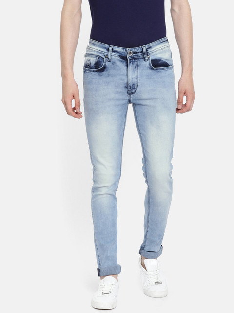 

Being Human Clothing Men Blue Super Skinny Fit Mid-Rise Clean Look Stretchable Jeans