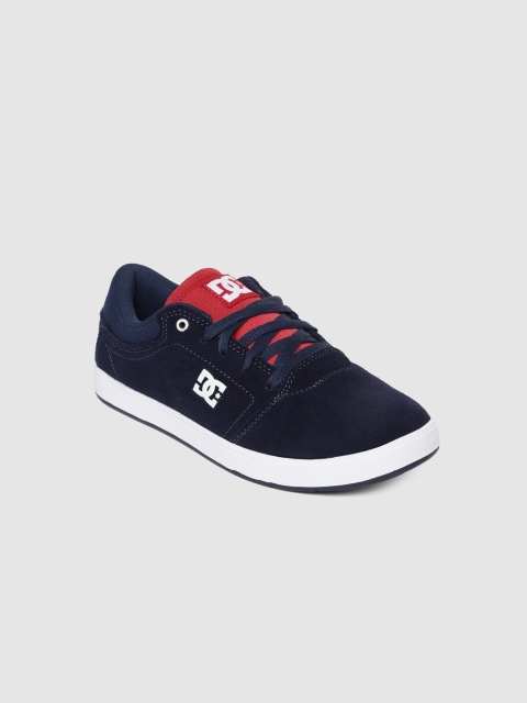 

DC Boys Navy Blue Nubuck CRISIS Sneakers