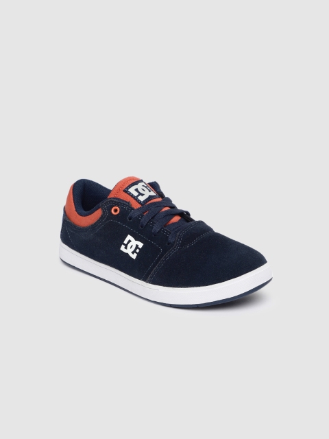 

DC Boys Navy Blue Leather Sneakers
