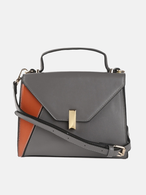 

Mast & Harbour Charcoal & Rust Solid Satchel