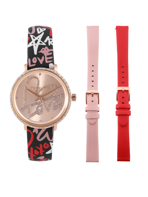 

Michael Kors Women Rose Gold Analogue Watch Gift Set MK2848
