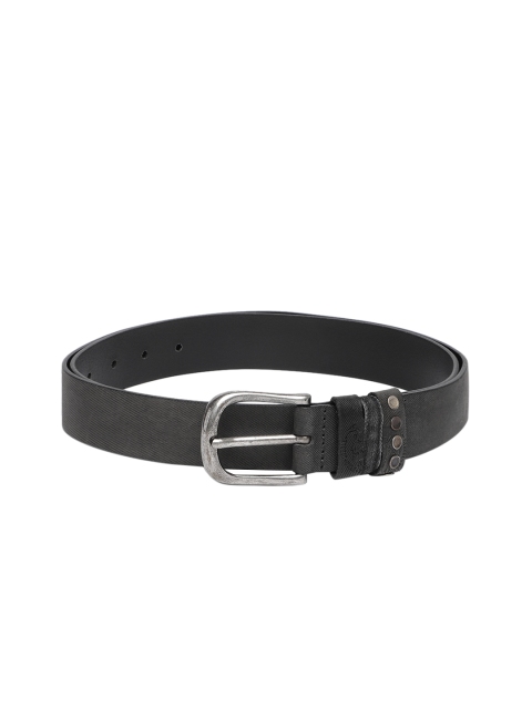 

DIESEL Men Black Textured Belt