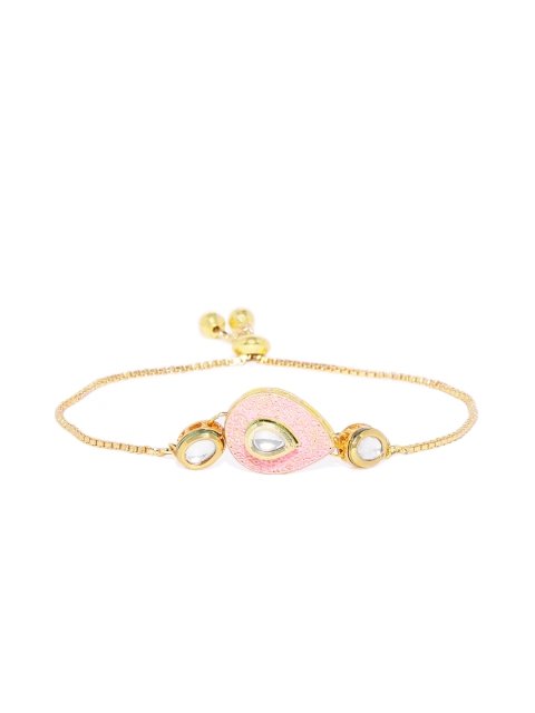 

Golden Peacock Gold-Toned Handcrafted Bracelet