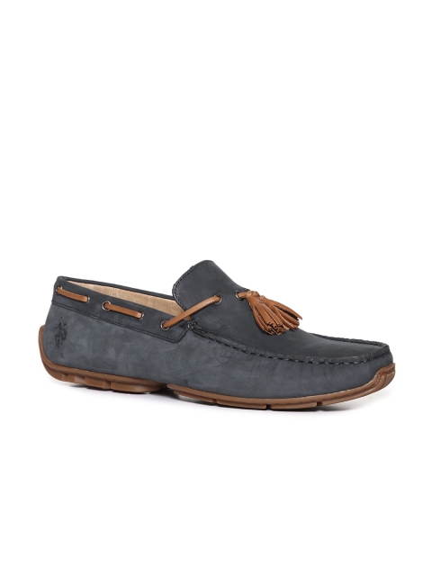

U.S. Polo Assn. Men Navy Blue Driving Shoes