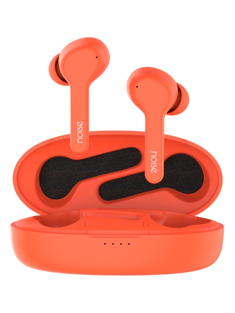 

NOISE Shots X-Buds In-Ear Truly Wireless Bluetooth Earbuds with Mic - Peach Orange