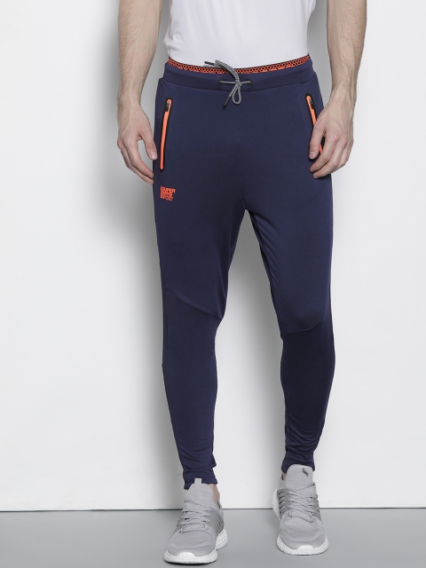 

Superdry Men Navy Blue Solid Training Joggers