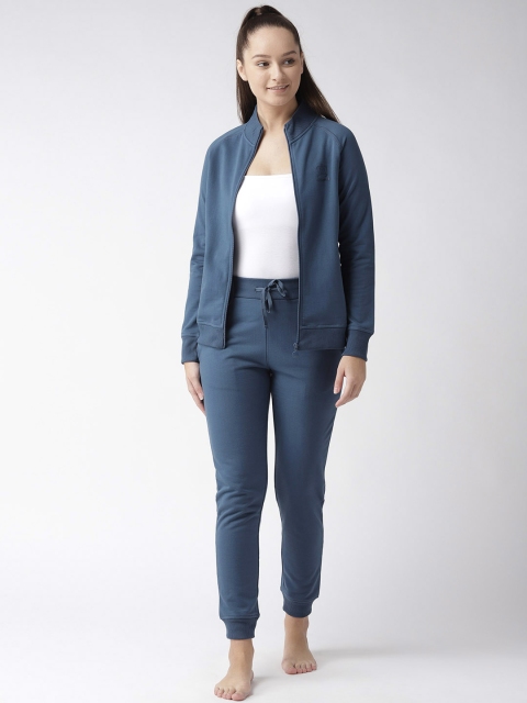 

MADAME M SECRET Women Navy Solid Nightsuit, Navy blue