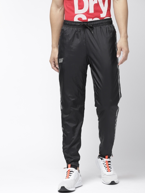 

Superdry Men Black Solid Track Pants