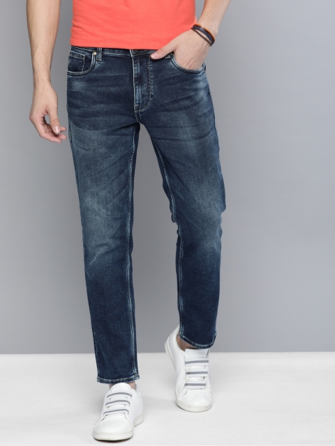 

Mast & Harbour Men Blue Slim Fit Mid-Rise Clean Look Stretchable Jeans