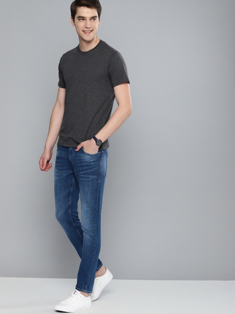 

Mast & Harbour Men Blue Skinny Fit Stretchable Mid-Rise Clean Look Jeans