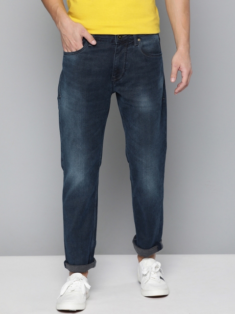 

Mast & Harbour Men Blue Slim Fit Mid-Rise Clean Look Stretchable Jeans