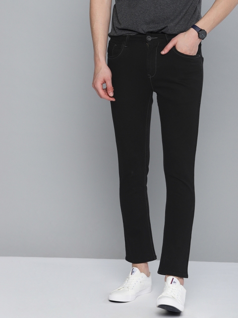 

Mast & Harbour Men Black Skinny Stretchable Fit Mid-Rise Clean Look Jeans