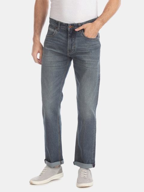 

Flying Machine Men Blue Slim Fit Mid-Rise Clean Look Stretchable Jeans