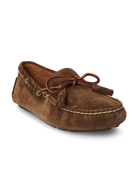 

Polo Ralph Lauren Men Brown Anders Tasseled Suede Driver