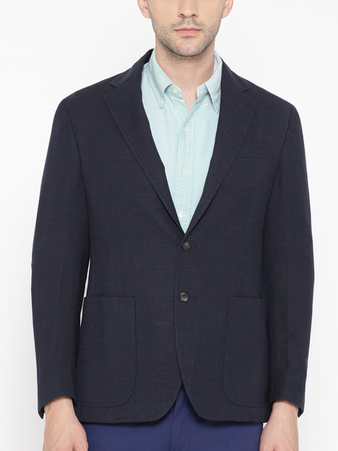 

Polo Ralph Lauren Men Navy Blue Solid Smart Casual Blazer