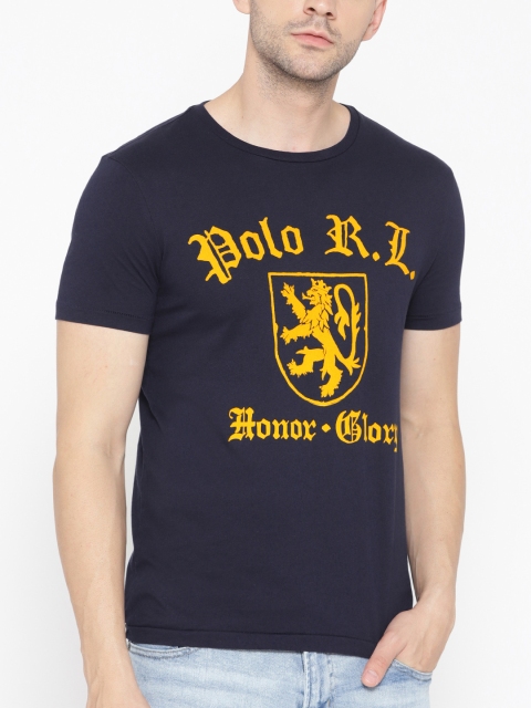 

Polo Ralph Lauren Men Custom Slim Fit Graphic Tee, Navy blue